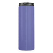 Blau Violett Solid Color Thermosbecher (Rückseite)