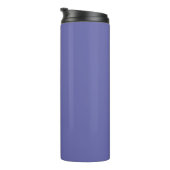 Blau Violett Solid Color Thermosbecher (Nach rechts gedreht)
