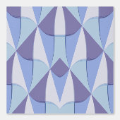 blau violettes Design Tapete (Vorderseite)