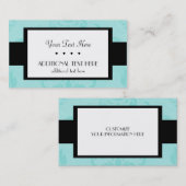 Blau Visitenkarte (Vorne/Hinten)