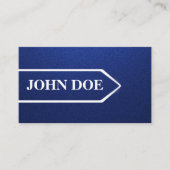 Blau Visitenkarte (Vorderseite)