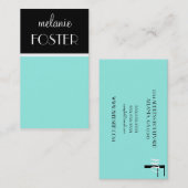 Blau Visitenkarte (Vorne/Hinten)