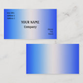 Blau Visitenkarte (Vorne/Hinten)