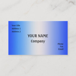 Blau Visitenkarte