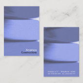 blau visitenkarte (Vorne/Hinten)