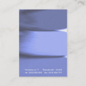 blau visitenkarte (Rückseite)