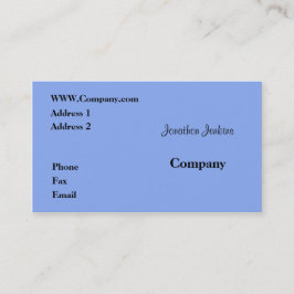 Blau Visitenkarte