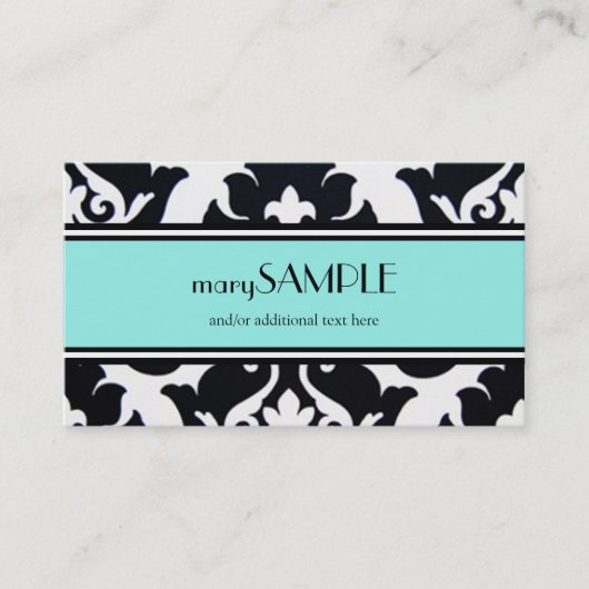 Blau Visitenkarte (Vorderseite)