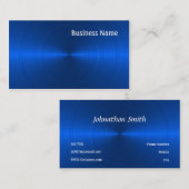 Blau Visitenkarte (Vorne/Hinten)