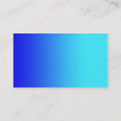 Blau Visitenkarte (Rückseite)