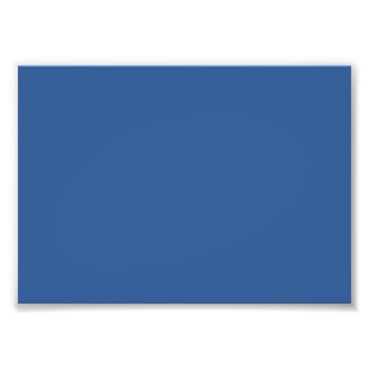 Blau (Vollfarbe) Fotodruck (Vorne)