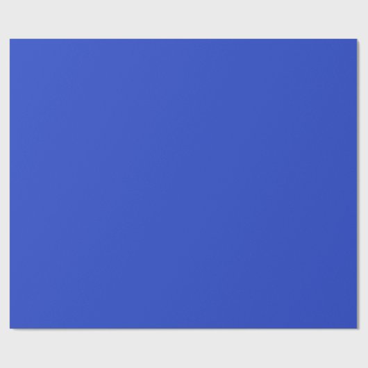 Blau (Vollfarbe) Geschenkpapier (Flach)