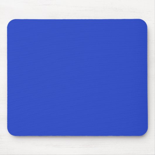 Blau (Vollfarbe) Mousepad (Vorne)