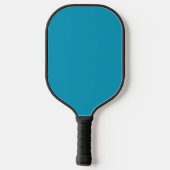 Blau (Vollfarbe) Pickleball Schläger (Rückseite)