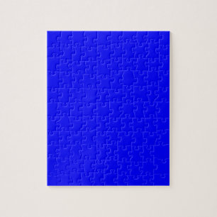 Blau (Vollfarbe) Puzzle