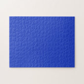 Blau (Vollfarbe) Puzzle (Horizontal)