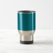 Blau (Vollfarbe) Reisebecher (Mittel)
