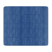 Blau (Vollfarbe) Schneidebrett (Vorderseite)
