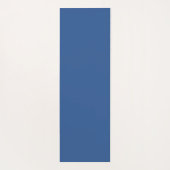 Blau (Vollfarbe) Yogamatte (Rückseite)