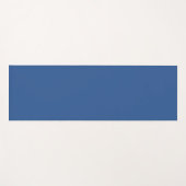 Blau (Vollfarbe) Yogamatte (Vorderseite (Horizontal))