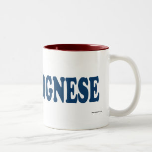 Blau von Bolognese Zweifarbige Tasse