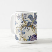 Blau W. Morris Muster Tasse (Vorderseite Links)