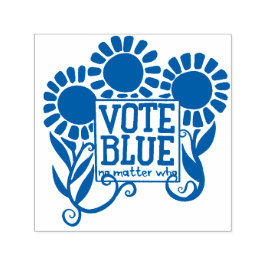 Blau wählen, egal wer permastempel