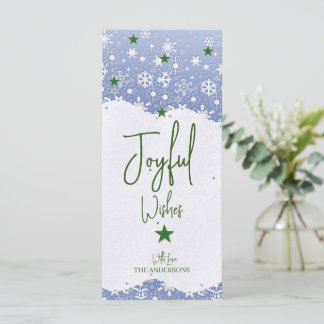Blau/waldgrün Joyful Wish | Christmas Flat Car