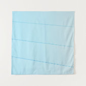 Blau Wandteppich (Vorderseite (Horizontal))