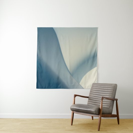 Blau Wandteppich (Beispiel (Horizontal))