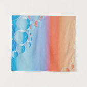 Blau Wandteppich (Vorderseite (Horizontal))