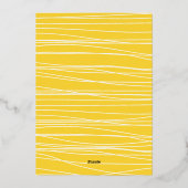 Blau | Wassermelone Ananas Tropical Pool Party Folieneinladung (Rückseite)