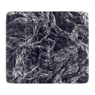 Blau/Weiß Abstrakt Schneidebrett