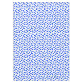 Blau-Weiß-Abstufungsklappen in die Luft geworfen Tischdecke (Vorderseite)