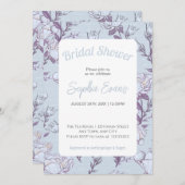 Blau-Weiß-Brautparty Einladung (Vorne/Hinten)