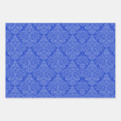 Blau-Weiß-Damaskus Geschenkpapier Set (Vorderseite)