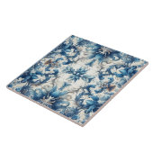 Blau-weiß dekorative Fliesen (Seite)