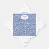 Blau/Weiß des 85. Party Muster für zufällige Numme Geschenkschachtel (Ungefaltet)