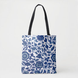 Blau-Weiß-Design  Tasche