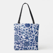 Blau-Weiß-Design Tasche (Rückseite)