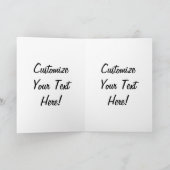 Blau-Weiß-Fraktal Karte (Innenseite)