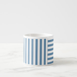 blau weiß gestreift espressotasse