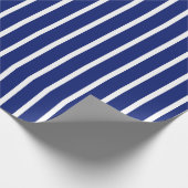 Blau-weiß gestreift geschenkpapier (Ecke)