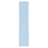 Blau-Weiß-Gestreift Kurzer Tischläufer (Vorderseite)