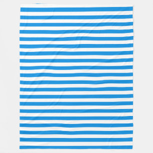 Blau weiß gestreifte elegante Vorlage Modisch Fleecedecke