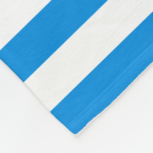 Blau weiß gestreifte elegante Vorlage Modisch Fleecedecke (Ecke)