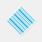 Blau-weiß gestreiftes Muster Serviette (Ecke)