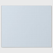 Blau-Weiß-Gingham Geschenkpapier (Flach)