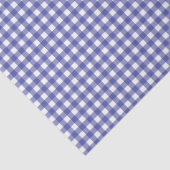 Blau-Weiß-Gingham Seidenpapier (Detail)
