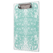 Blau-Weiß-Graffiti-Stück Klemmbrett (Links)